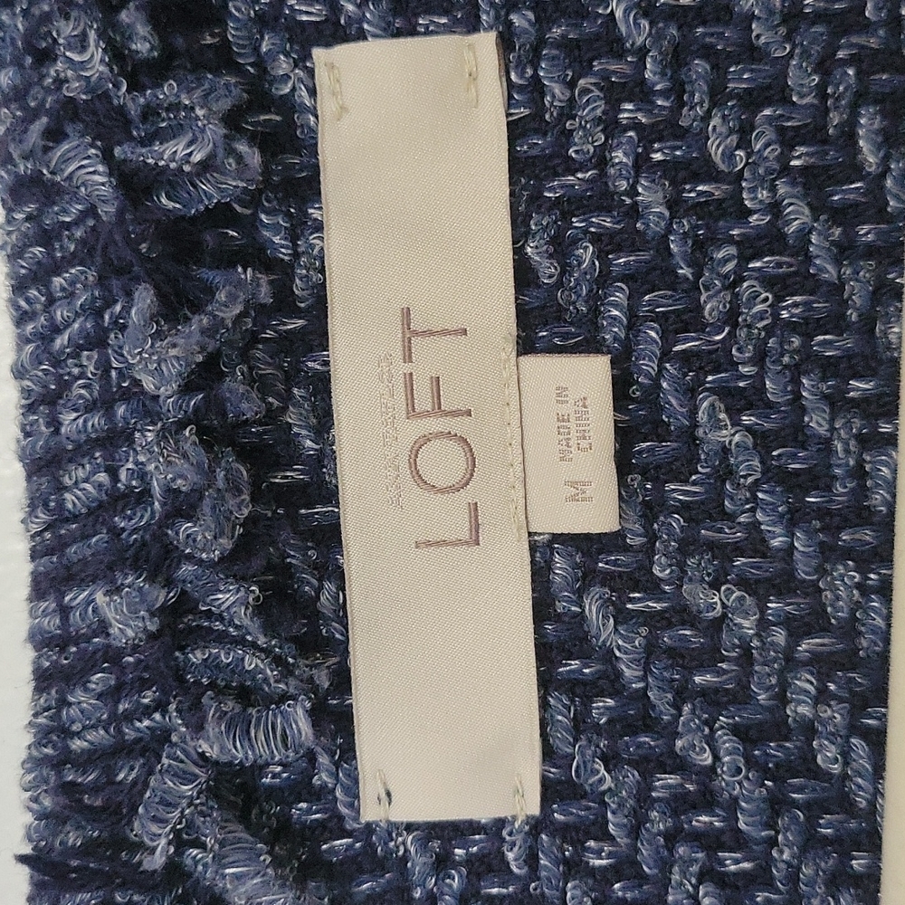 Euc, Loft Blazer Jacket, M, Multi Colored - image 2